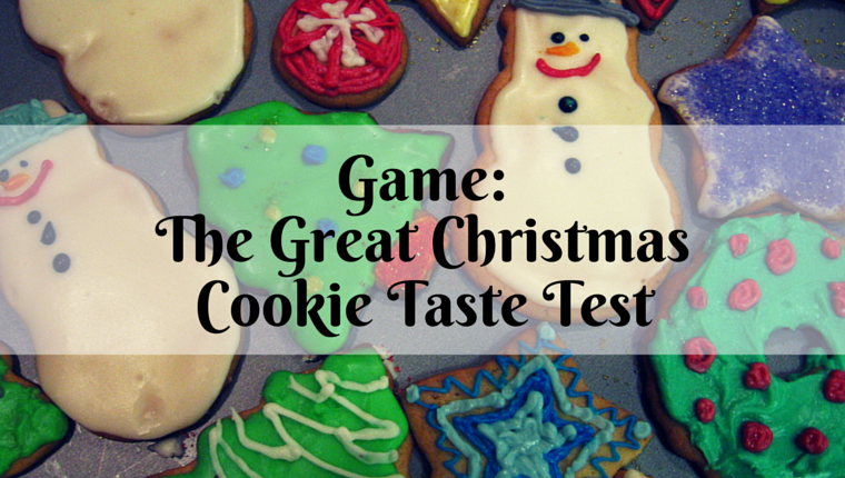 Game: The Great Christmas Cookie Taste Test