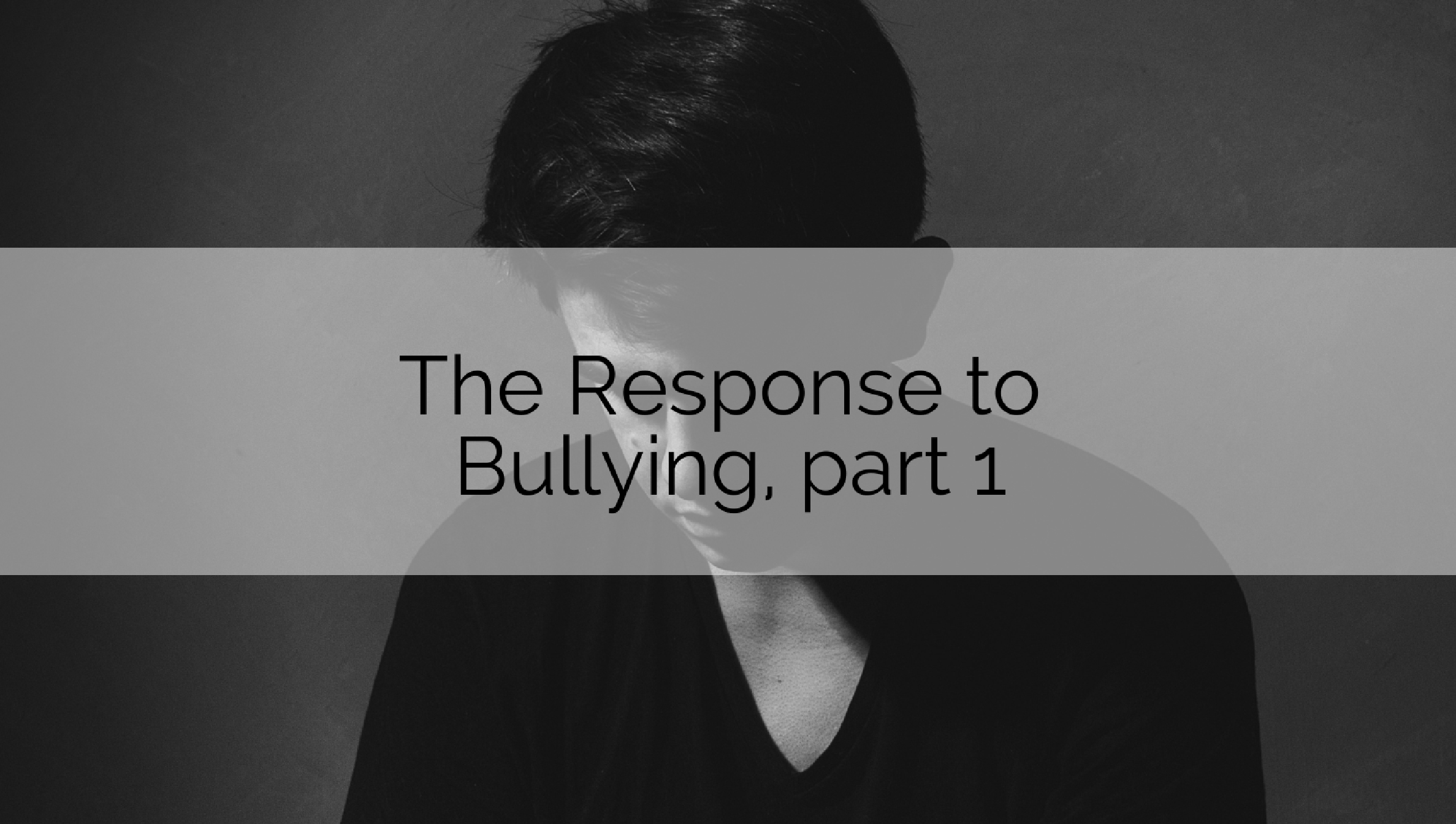 Youth Ministry Basics: The Response to Bullying